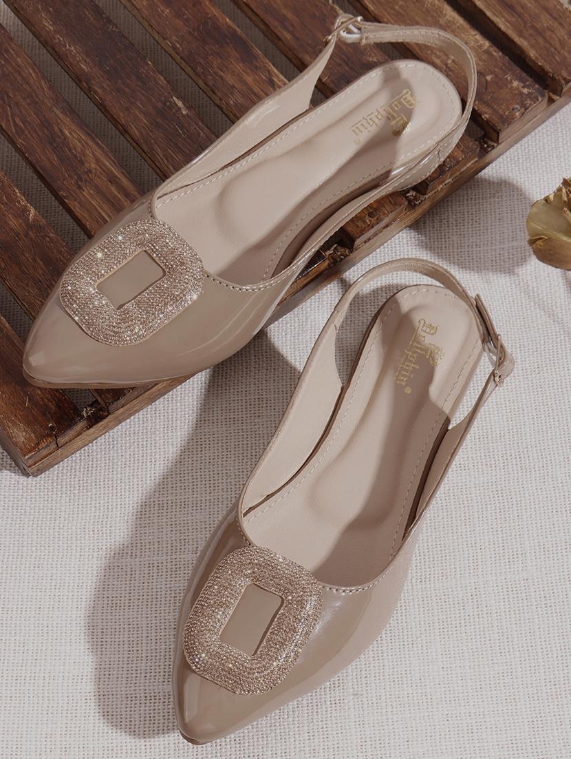 women embellished back strap slip on flats - 22013259 -  Zoom Image - 0