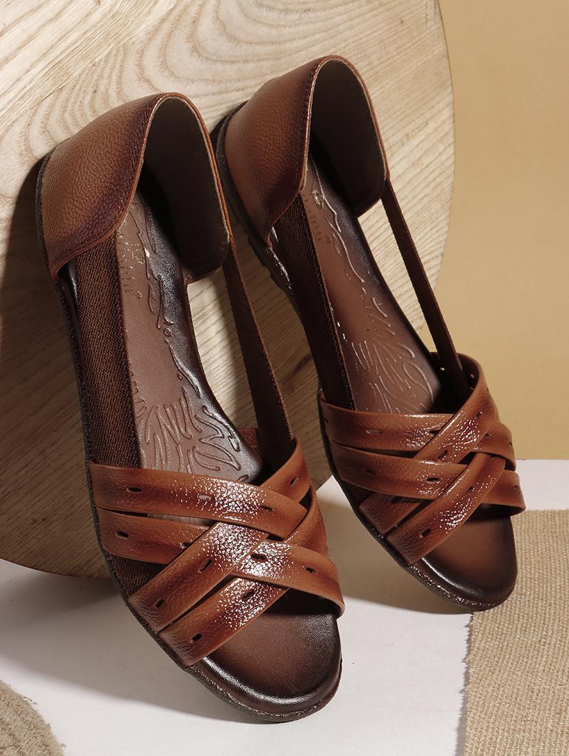 women peep toe slip on ballerina - 22013267 -  Zoom Image - 0