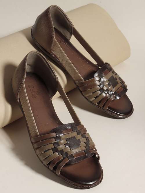 women solid peep toe slip on ballerina - 22013270 -  Standard Image - 0