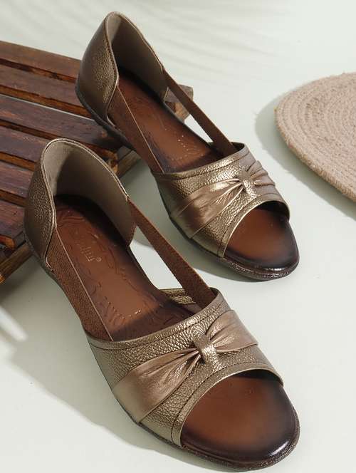 women solid peep toe slip on ballerina - 22013271 -  Standard Image - 0