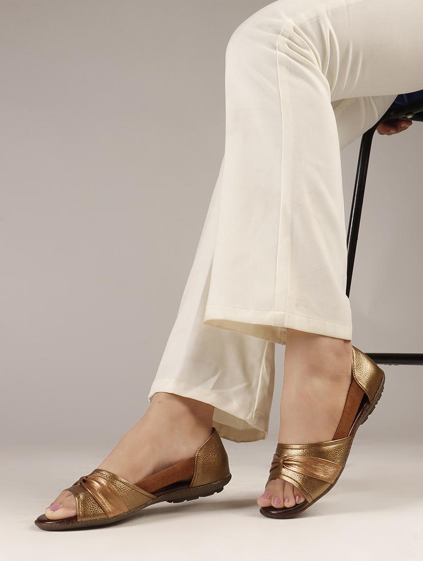 women solid peep toe slip on ballerina - 22013271 - Standard Image - 2