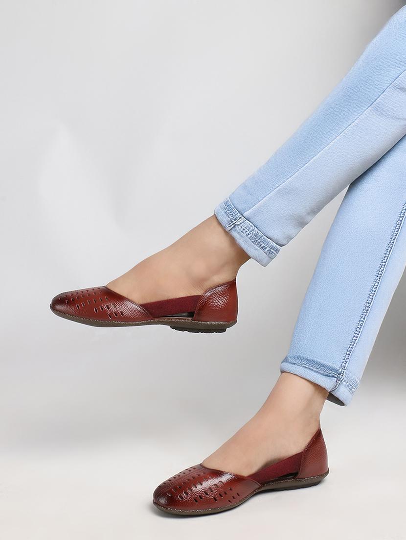 women solid slip on ballerina - 22013276 - Standard Image - 2