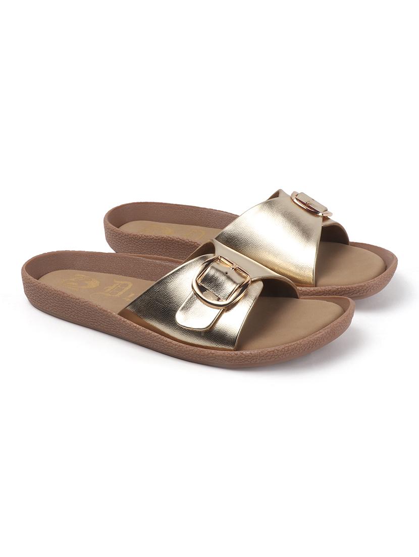 women solid slip on flats - 22013300 - Standard Image - 2