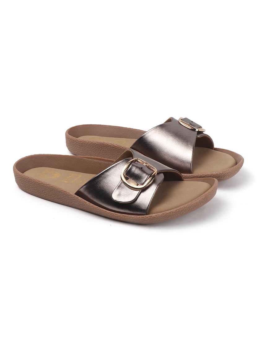 women solid slip on flats - 22013301 - Standard Image - 2