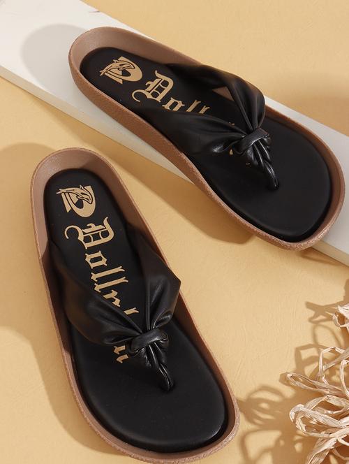 women black slip on sandal - 22013304 - Standard Image - 0