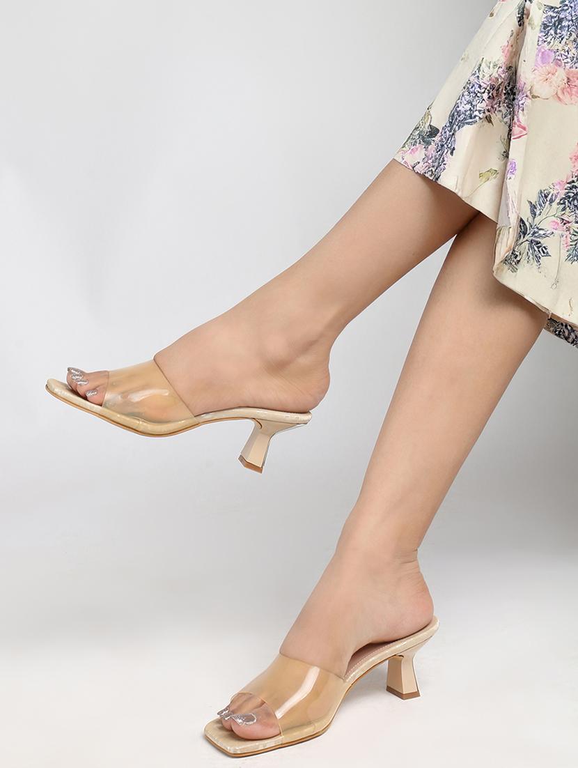 women yellow slip on sandal - 22013332 - Standard Image - 2