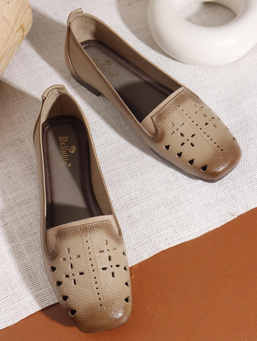 women beige slip on ballerina - 22013509 - Zoom Image - 0