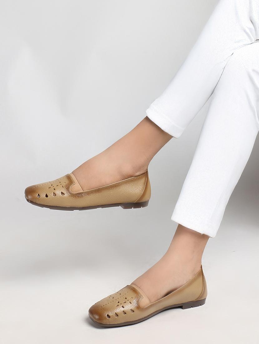 women beige slip on ballerina - 22013509 - Standard Image - 2