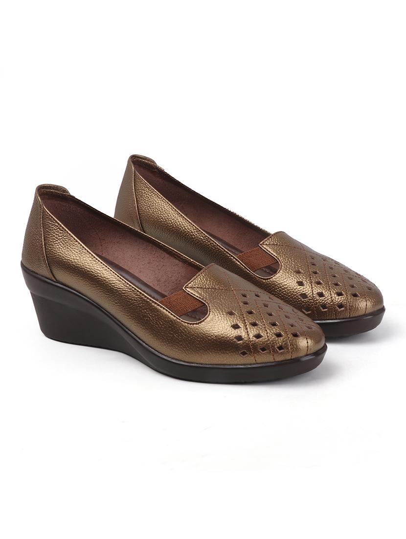 women solid slip on platforms wedge - 22013531 - Standard Image - 2