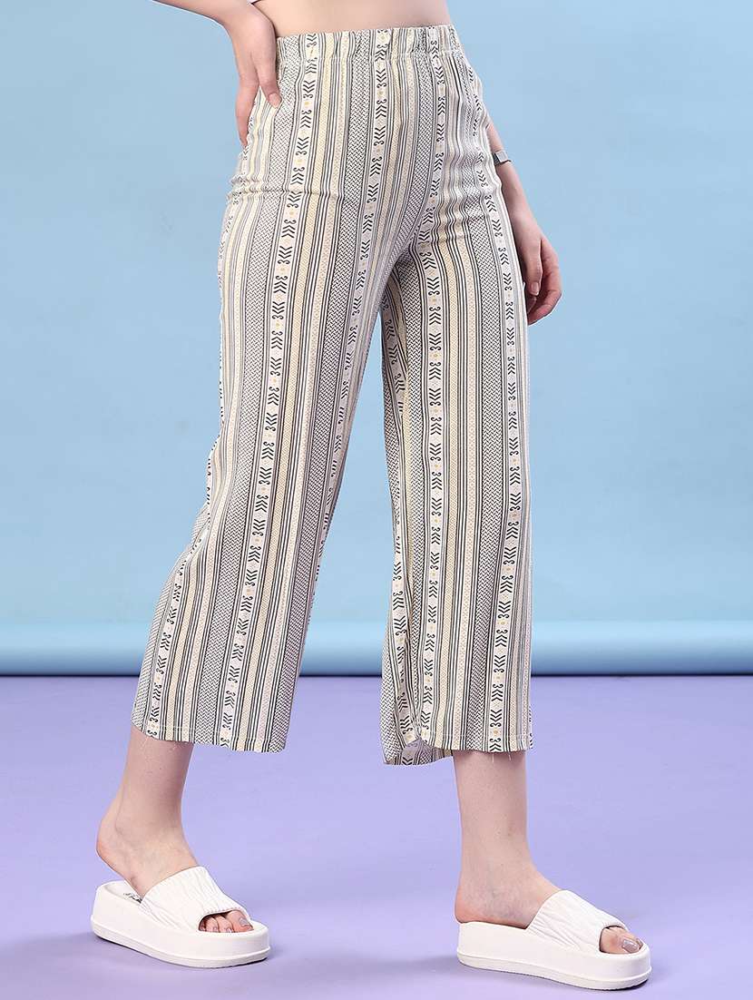 women printed mid rise palazzo - 22013690 -  Standard Image - 2
