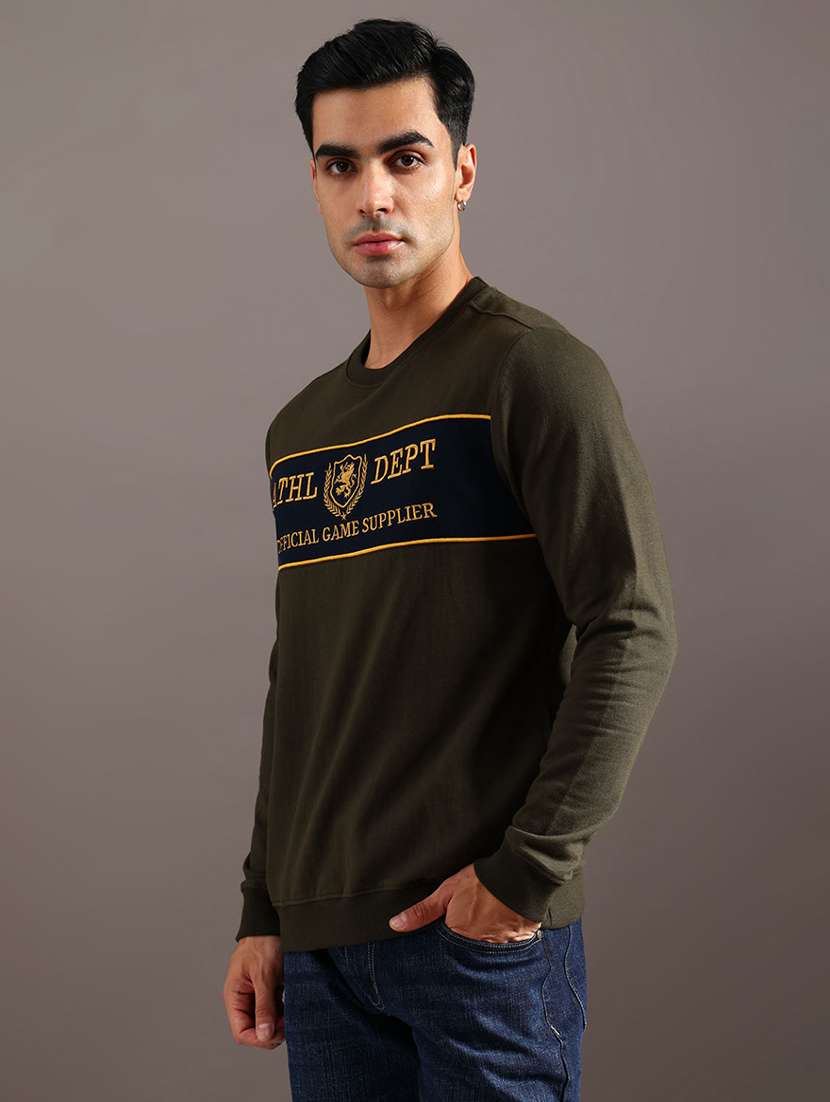men printed long sleeve sweatshirt - 22013880 -  Standard Image - 2