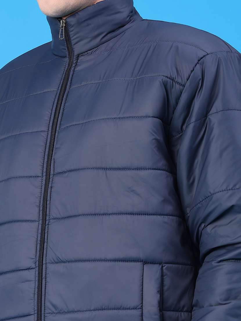 men solid long sleeve puffer jacket - 22013970 -  Standard Image - 2