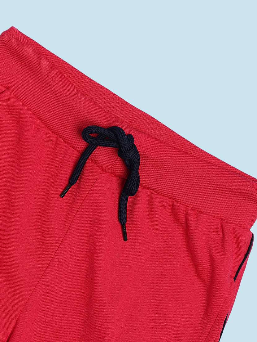 boys solid mid rise joggers - 22014044 -  Standard Image - 2