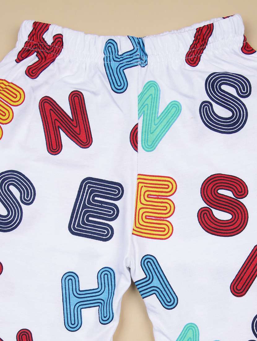 kids printed t-shirt and shorts co-ord set - 22014142 - Standard Image - 2