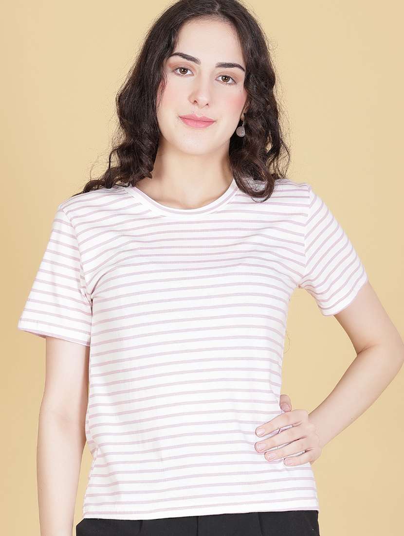 white cotton regular tshirt