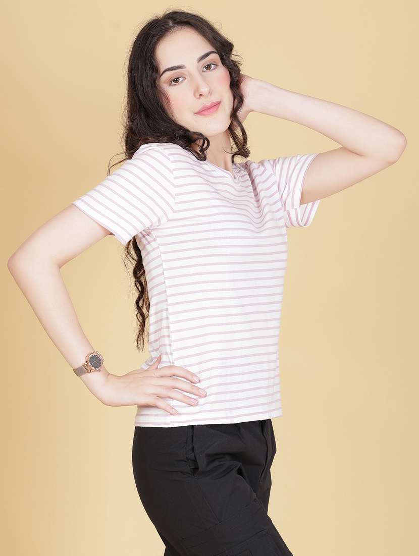 white cotton regular tshirt - 22014615 -  Standard Image - 2