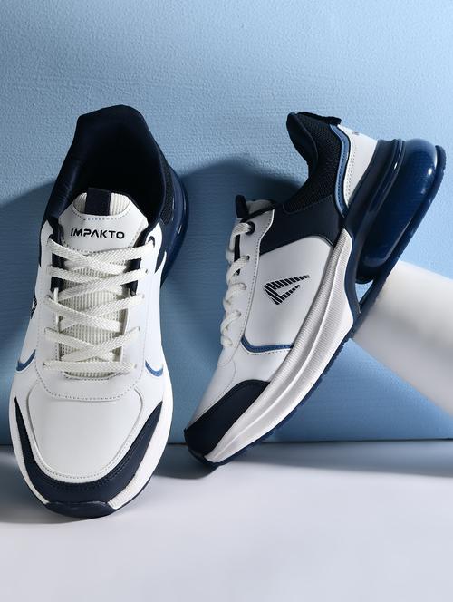 men blue lace up sneaker - 22015930 -  Standard Image - 0