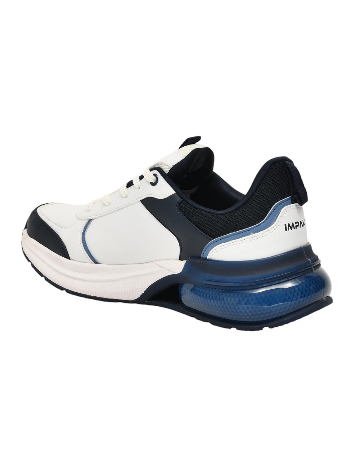 men blue lace up sneaker - 22015930 - Standard Image - 2