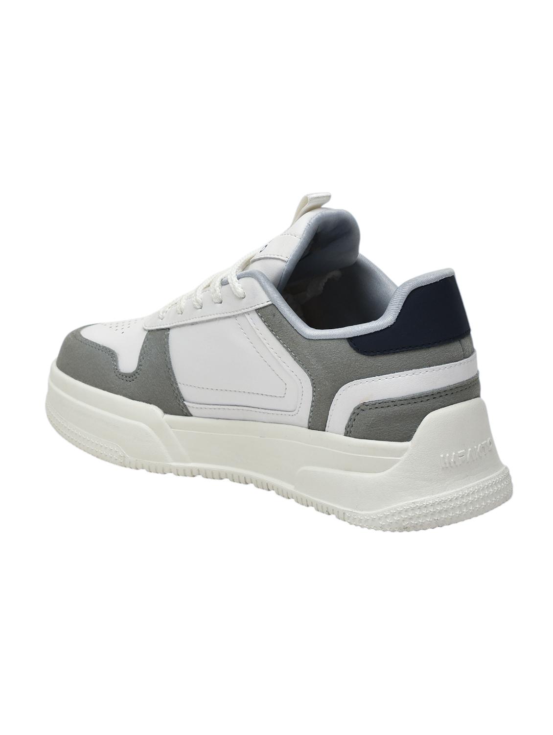 men grey lace up sneaker - 22015939 - Standard Image - 2