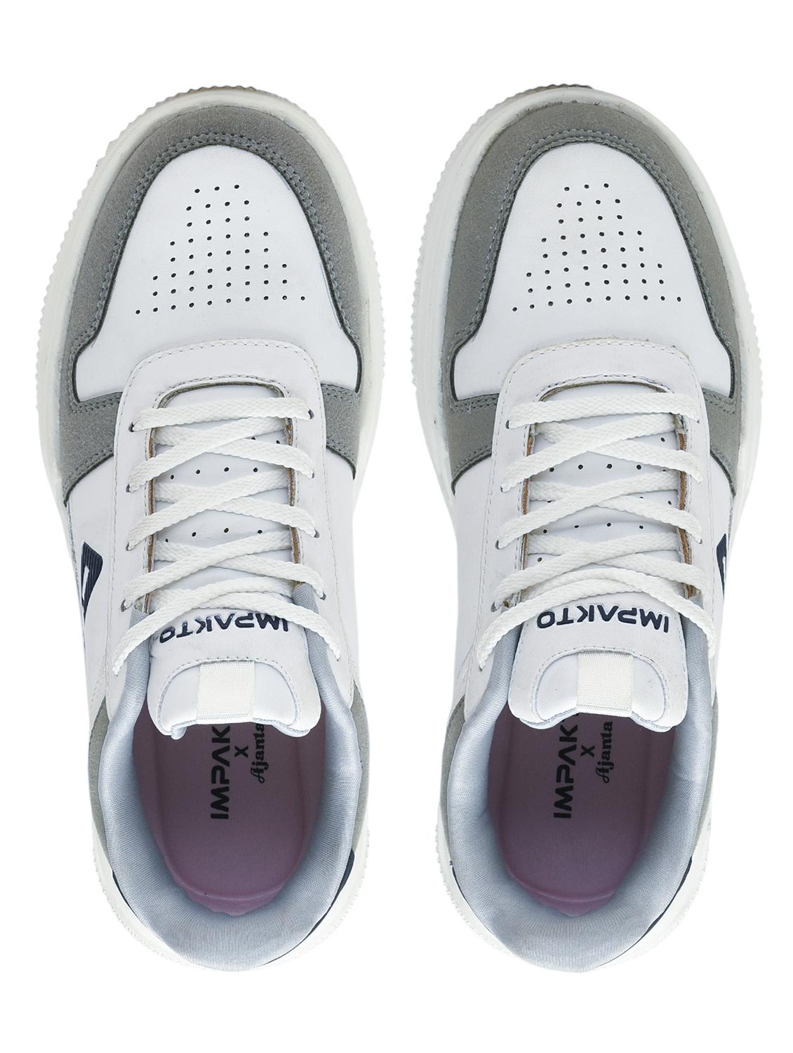 men grey lace up sneaker - 22015940 - Standard Image - 2