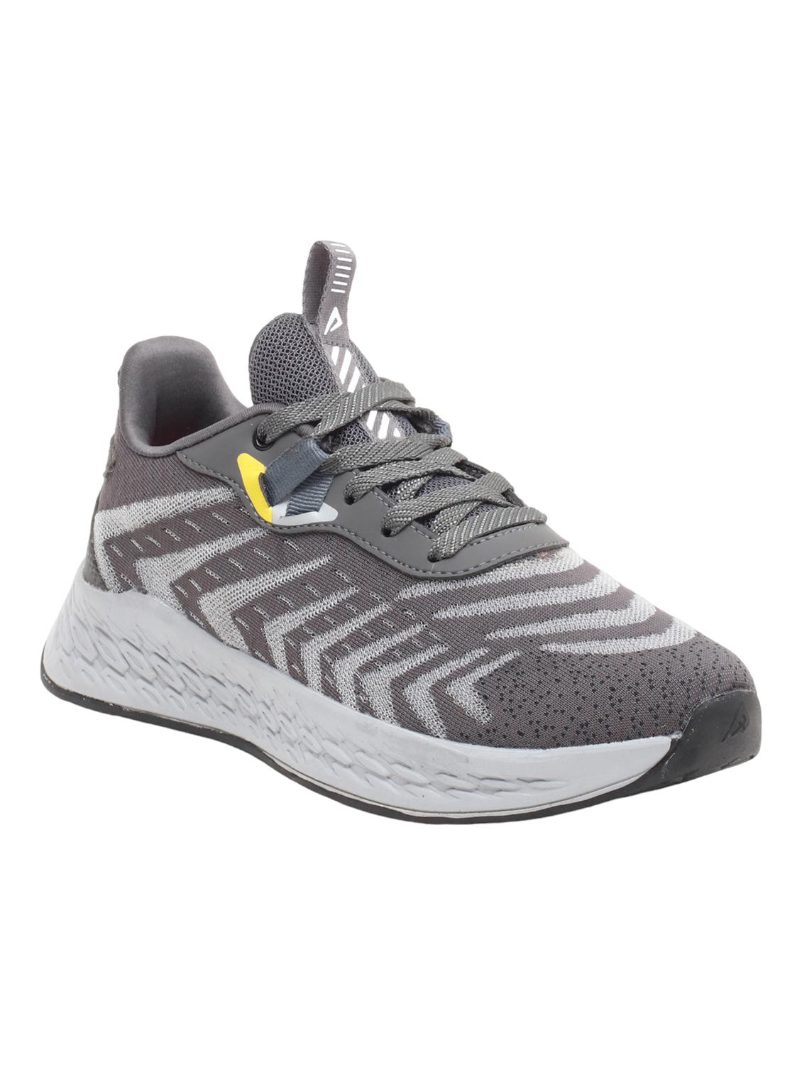 men grey lace up sport shoe - 22016132 - Standard Image - 2