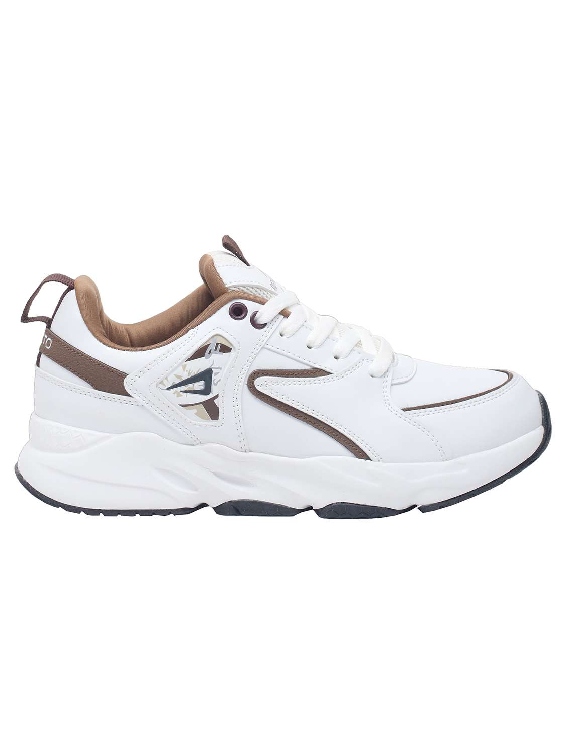 men white lace up sport shoe - 22016138 - Standard Image - 2