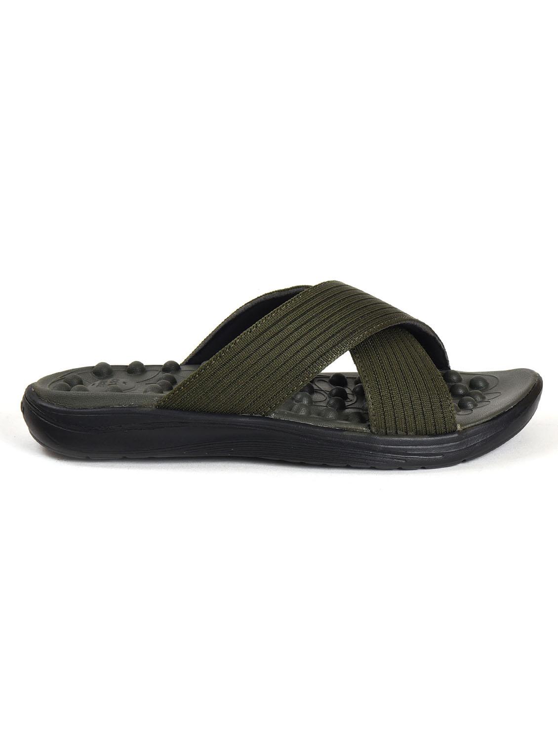 men olive slip on slider - 22016320 - Standard Image - 2
