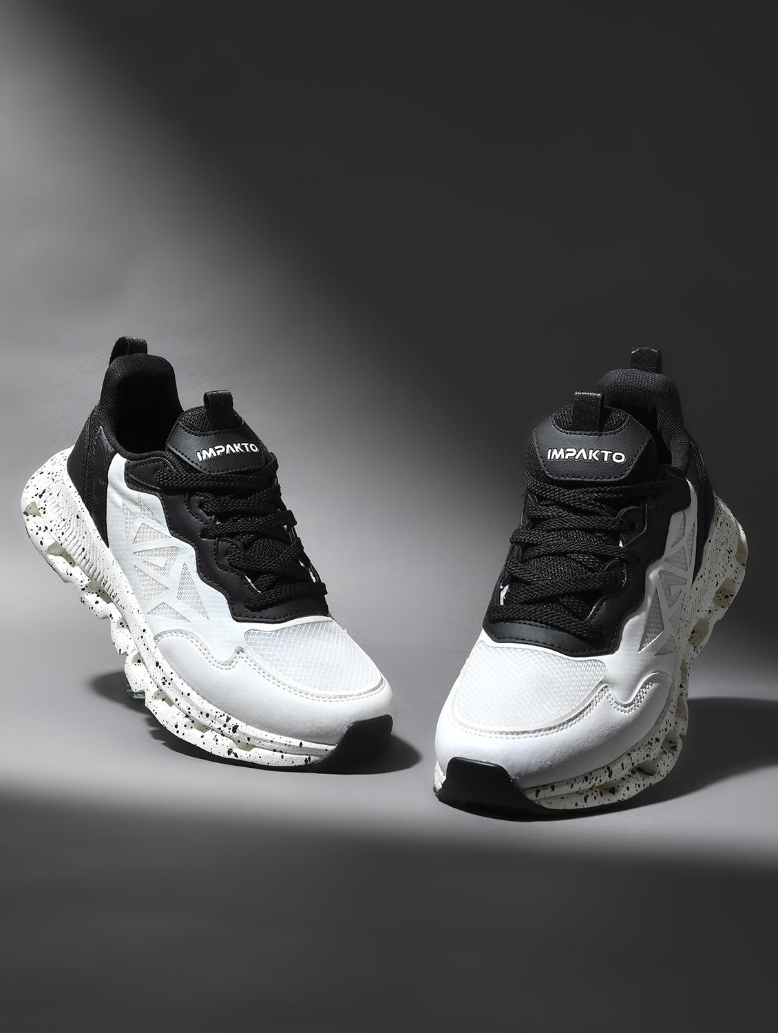 men white lace up sport shoe - 22016325 -  Zoom Image - 0