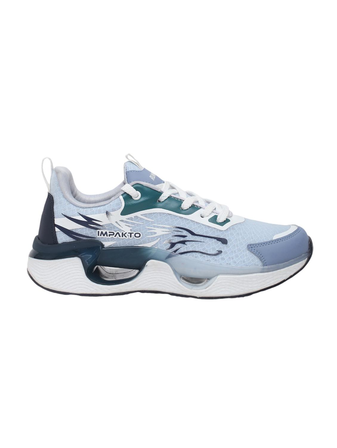men light blue lace up sport shoe - 22016329 - Standard Image - 2