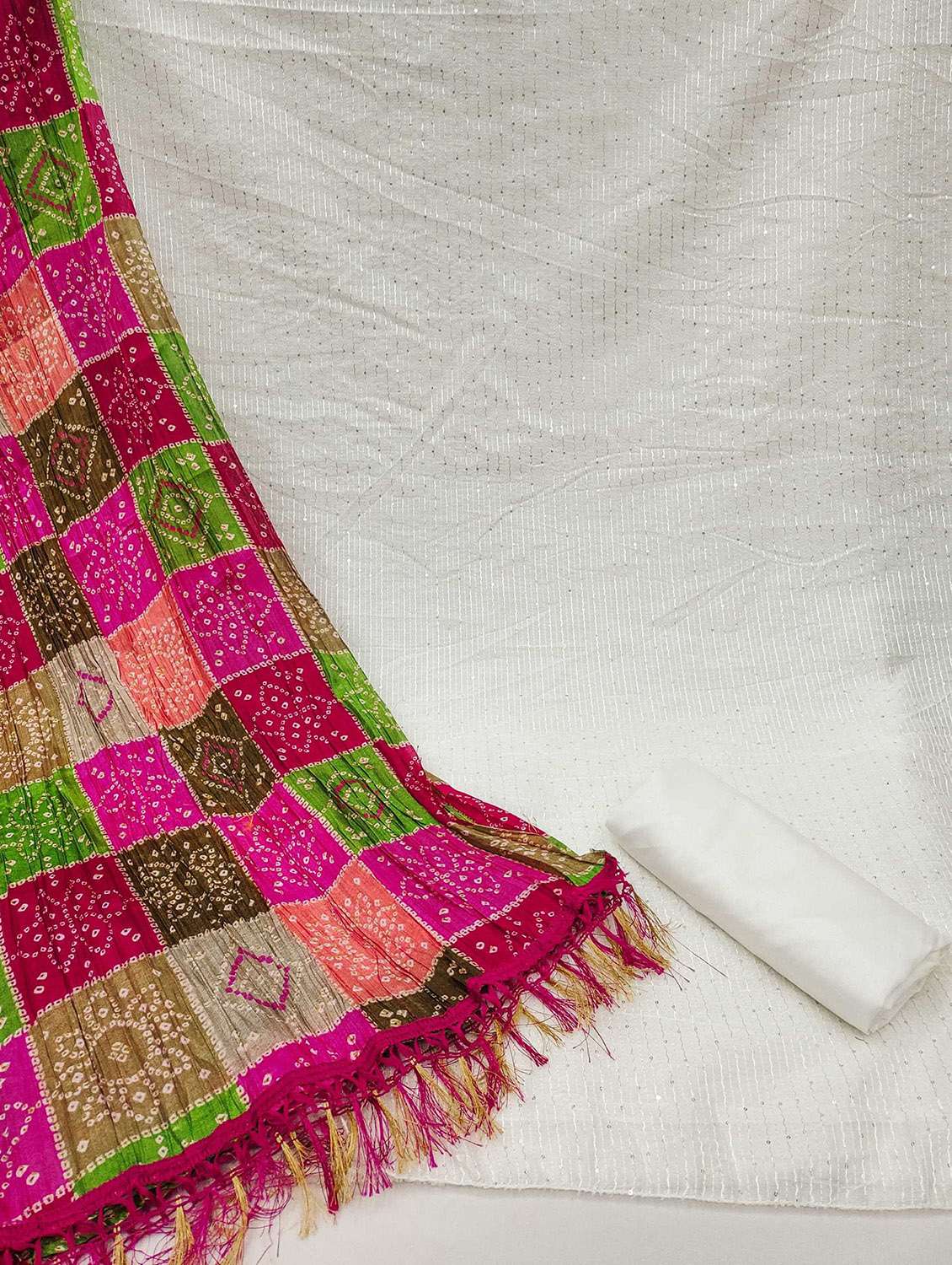 women solid with work embroidered unstitched suit set - 22016404 -  Standard Image - 2