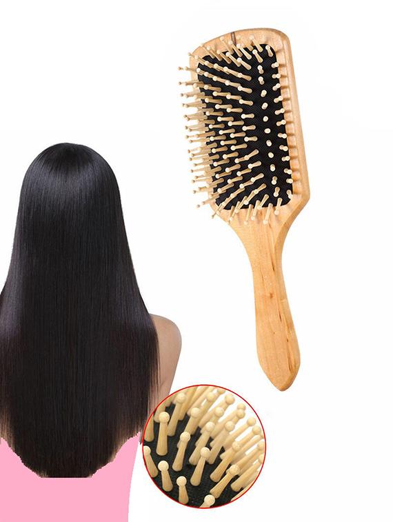 wooden paddle brush hair brush - 22016582 - Standard Image - 2