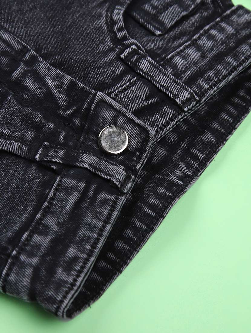 girls solid mid rise shorts  - 22016920 -  Standard Image - 2