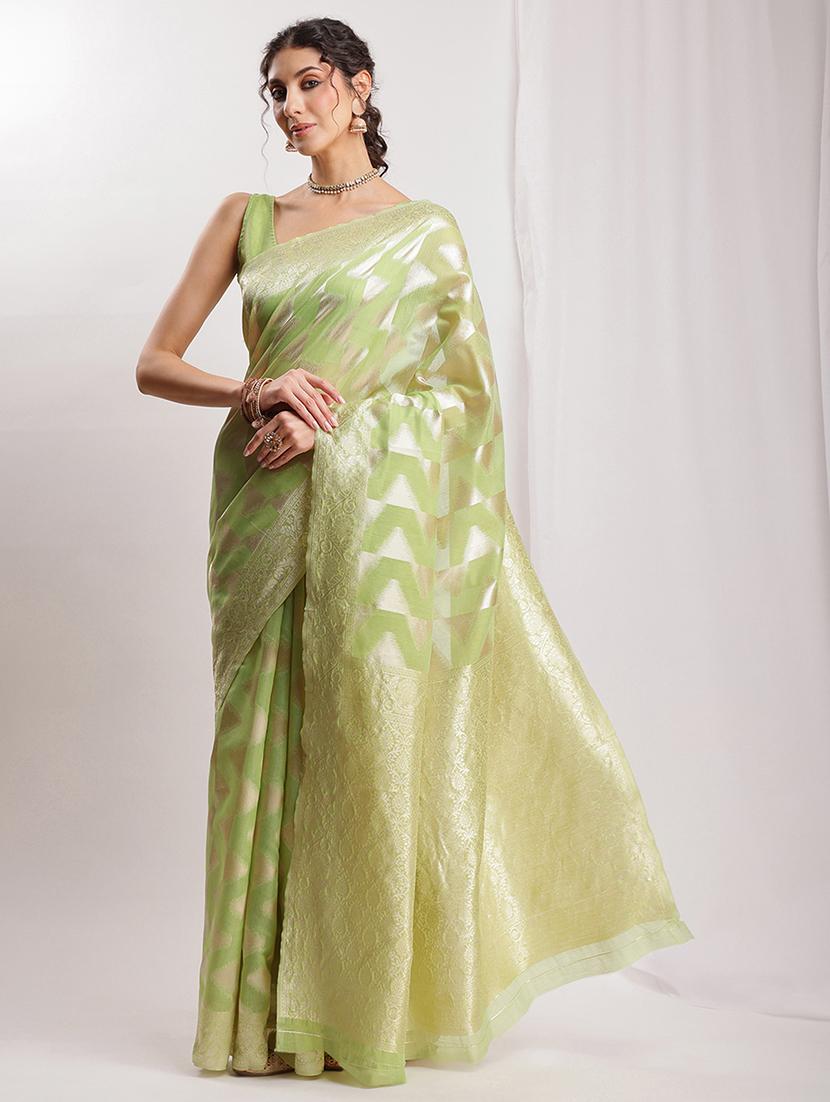 women self design banarasi saree with blouse - 22017392 - Standard Image - 2