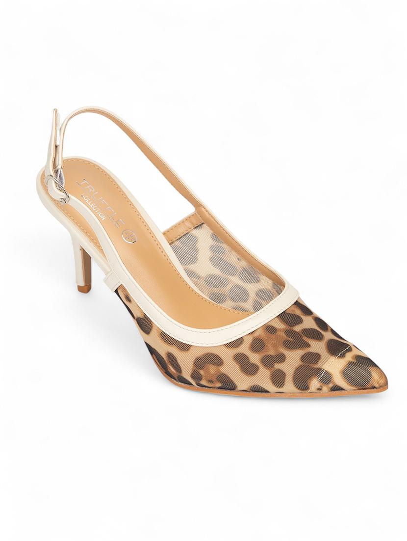 women animal print pointed pump - 22017432 - Standard Image - 2