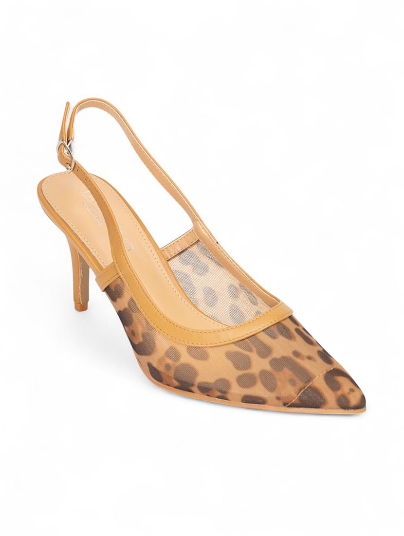 women animal printed pointed pumps - 22017434 - Standard Image - 2
