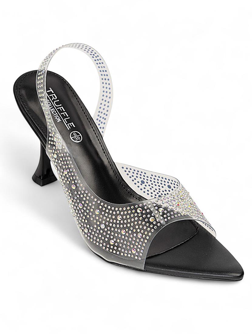 women embellished back strap sandal - 22017437 - Standard Image - 2