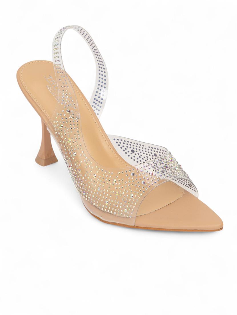 women embellished back strap sandal - 22017439 - Standard Image - 2