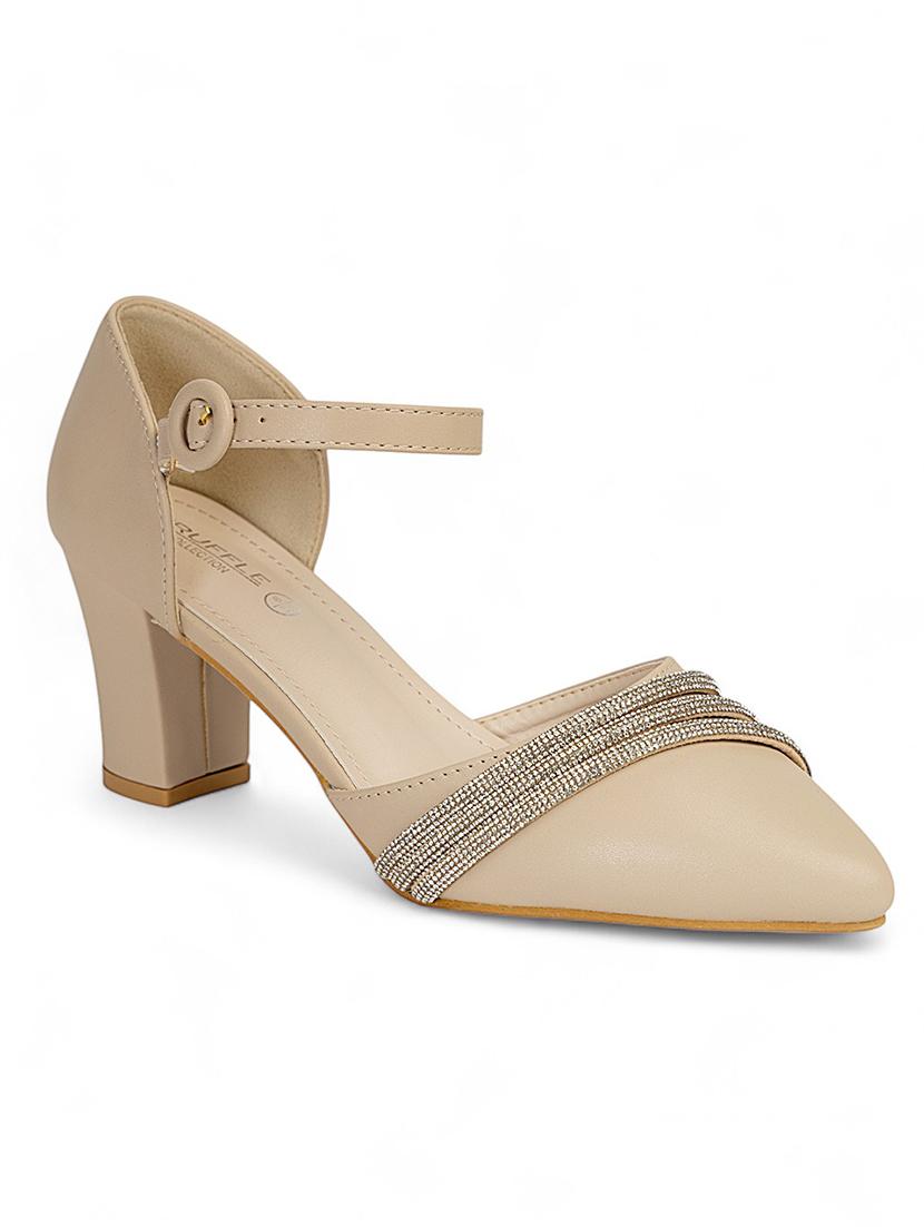 women nude ankle strap sandal - 22017451 - Standard Image - 2