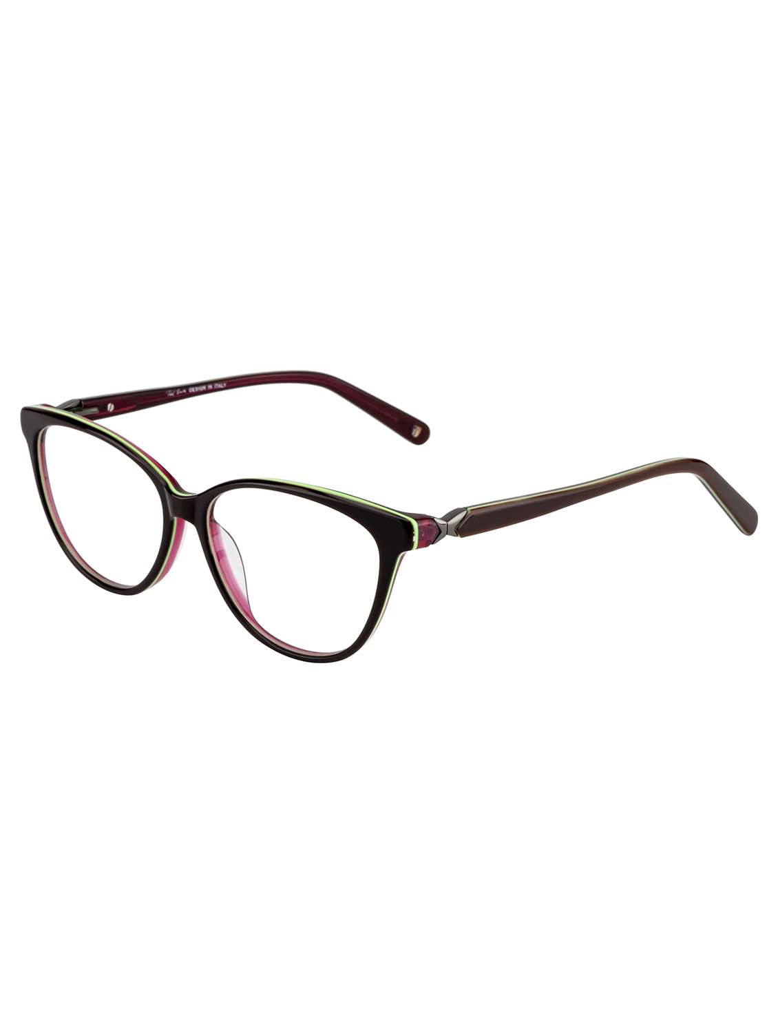 ted smith cat-eye maroon spectacles frame for women - 22017503 -  Standard Image - 2