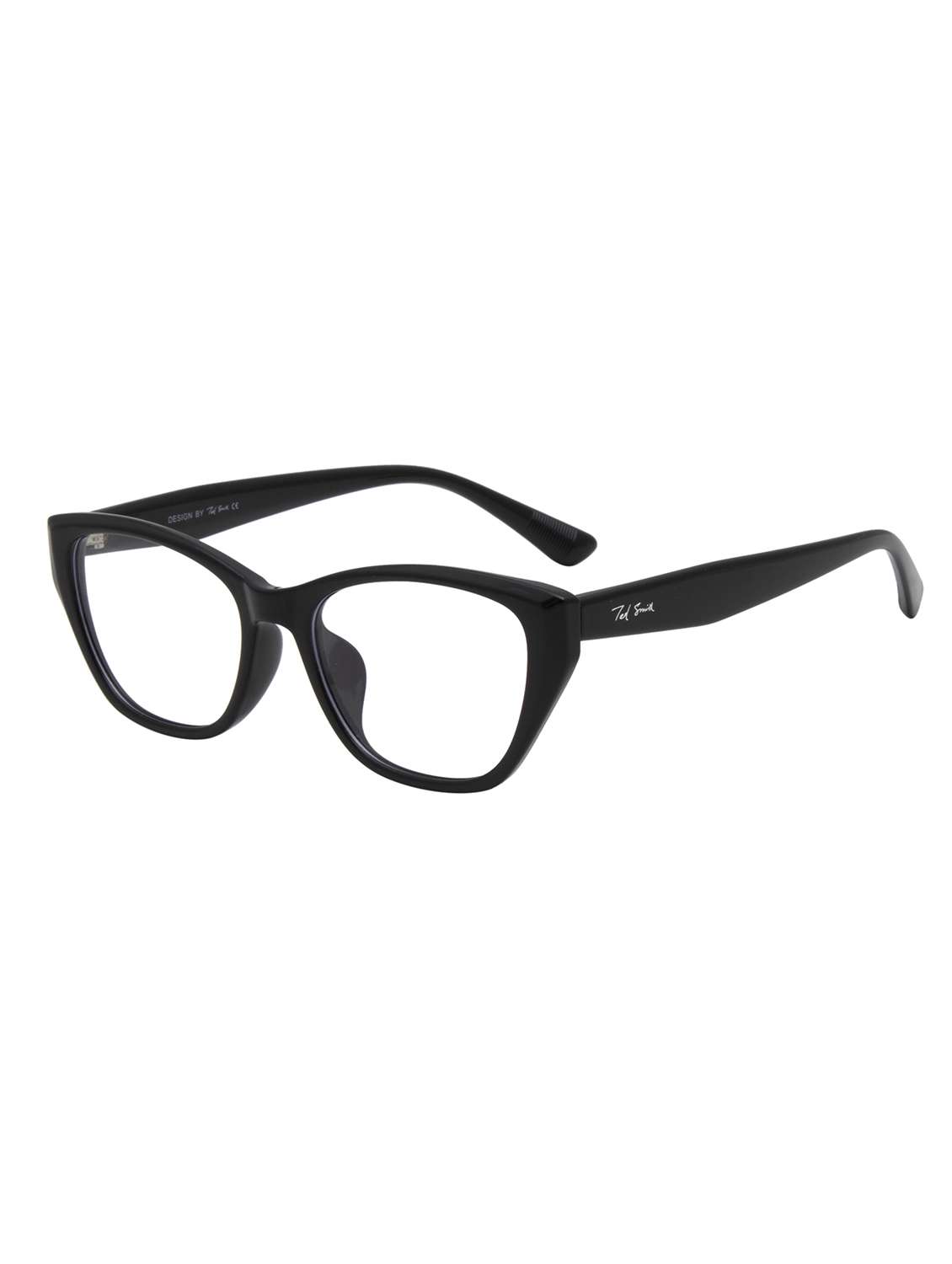 ted smith cat-eye black spectacles frame for women - 22017505 -  Standard Image - 2