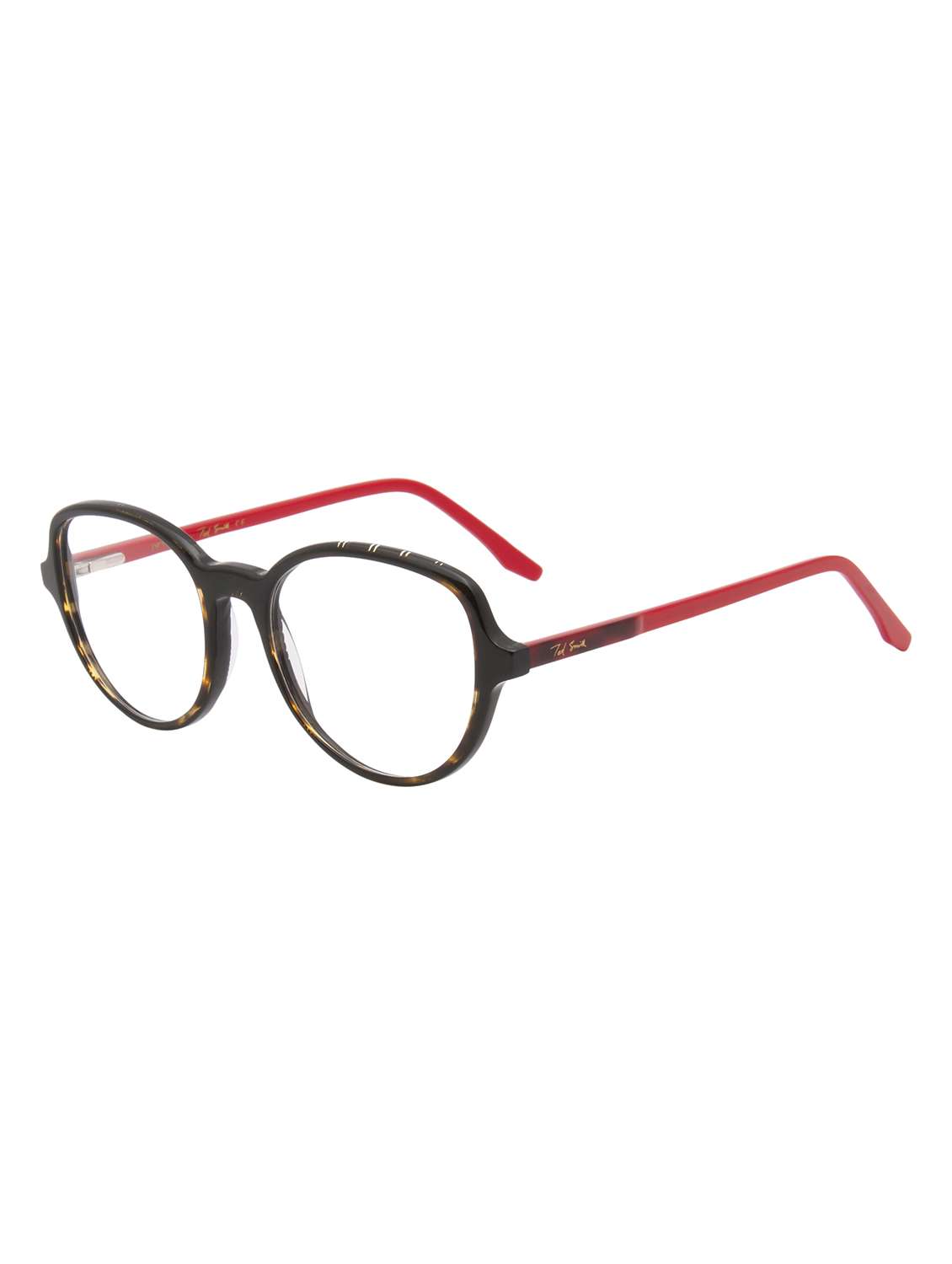 ted smith demi brown round  premium italian acetate frames for women - 22017506 -  Standard Image - 2