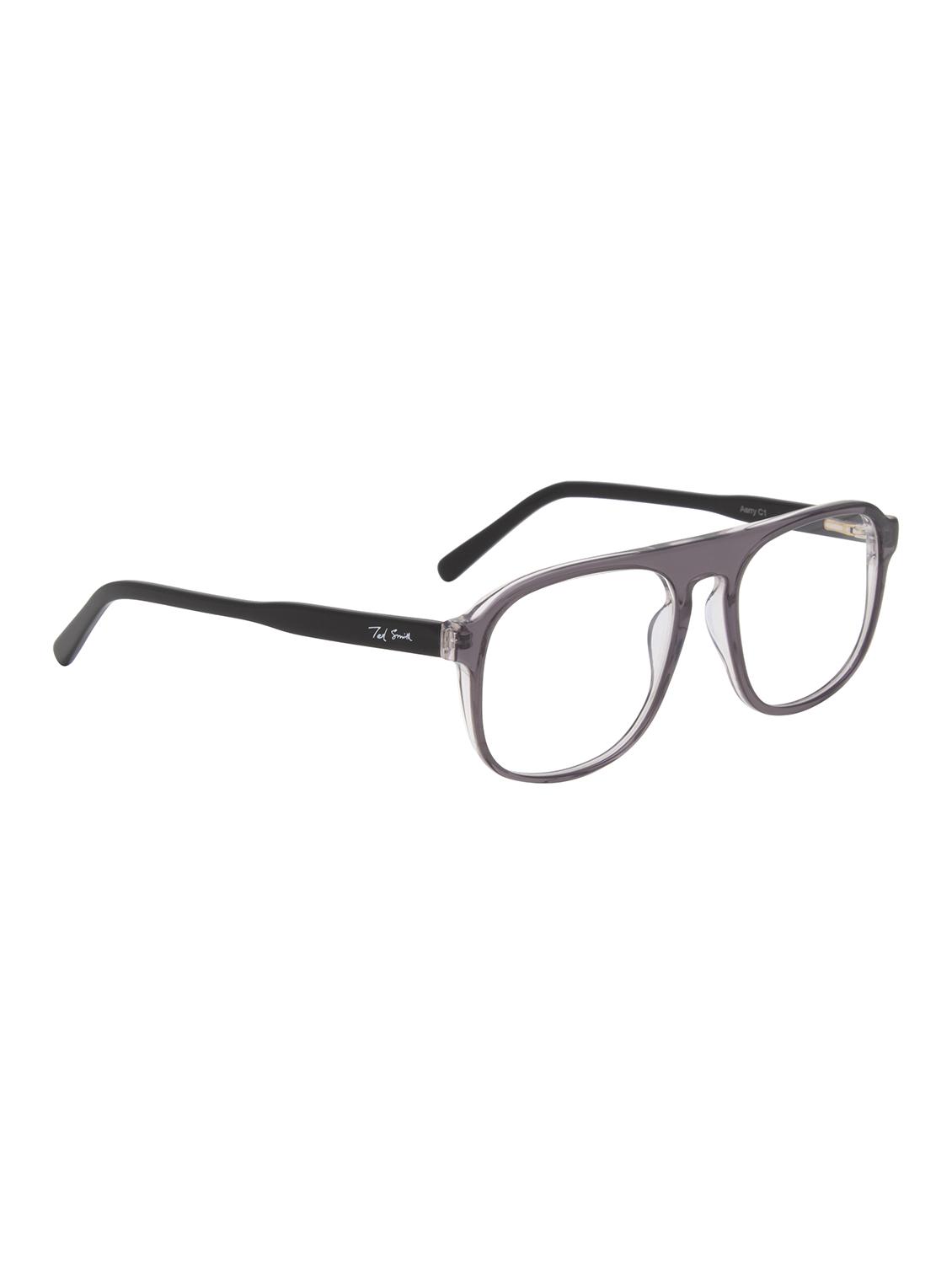 ted smith grey aviator premium italian acetate frames for unisex - 22017673 - Standard Image - 2