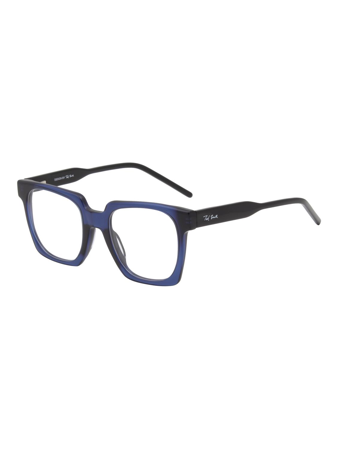 ted smith blue square premium italian acetate frames for unisex - 22017690 - Standard Image - 2