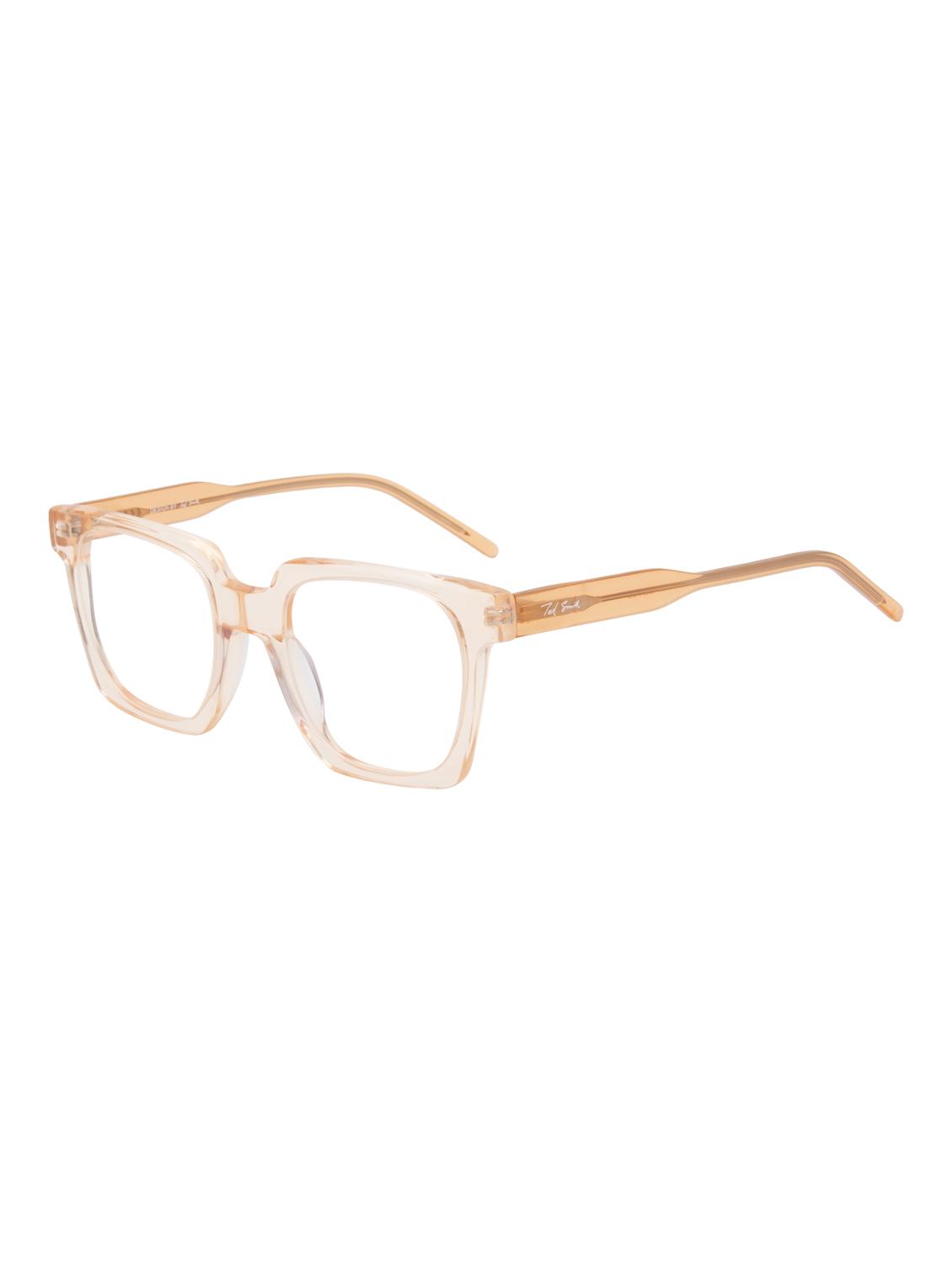 ted smith transparent orange square premium italian acetate frame - 22017693 - Standard Image - 2