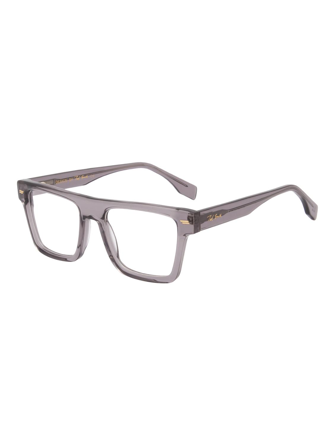 ted smith grey square premium italian acetate frame - 22017698 - Standard Image - 2