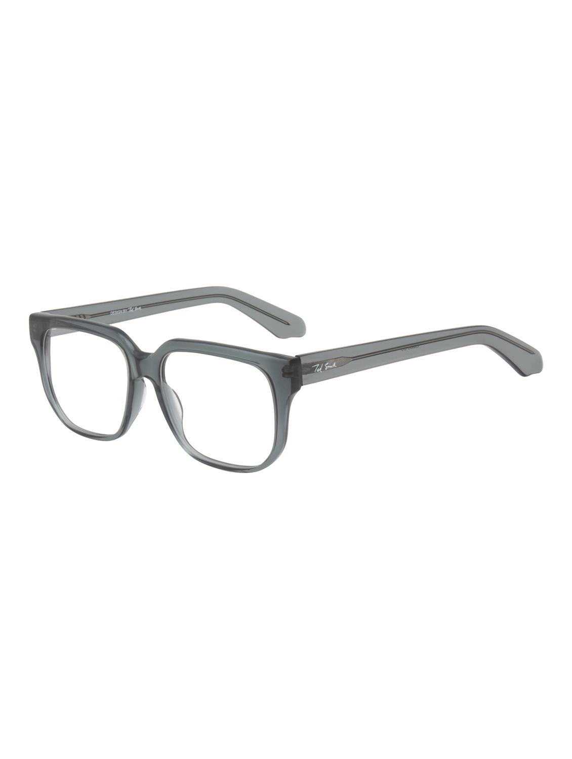 ted smith transparent green rectangle premium italian acetate frame - 22017707 - Standard Image - 2