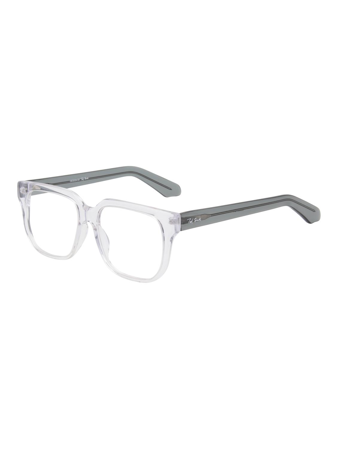 ted smith transparent rectangle premium italian acetate frame - 22017708 - Standard Image - 2