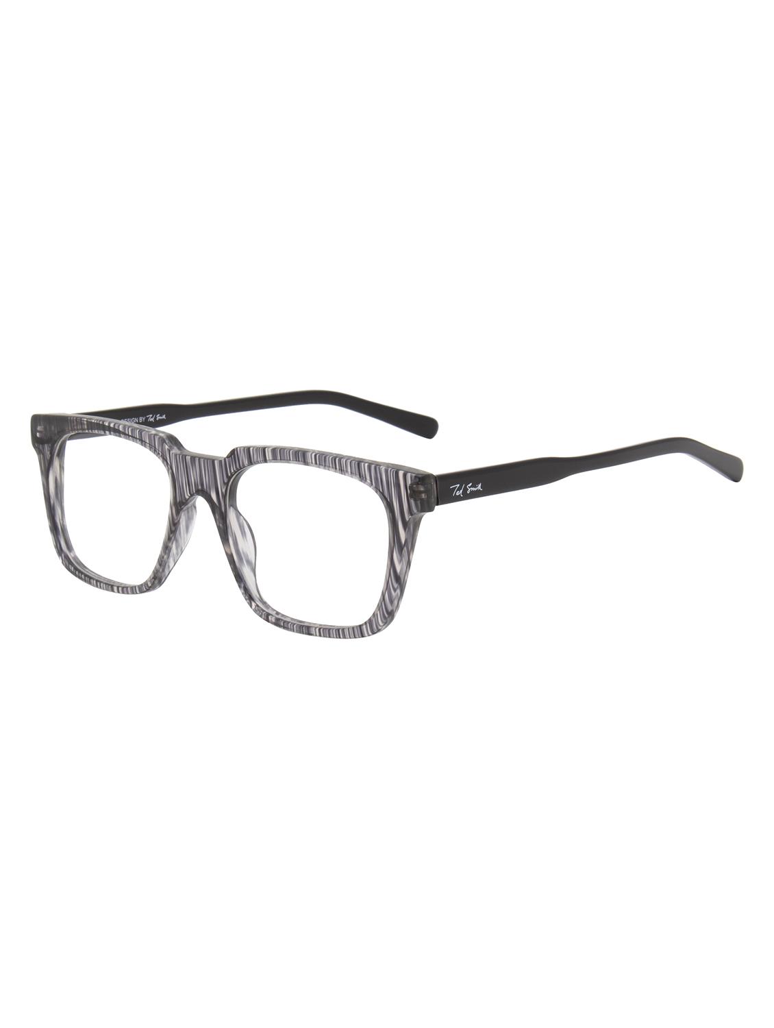 ted smith grey wayfarer premium italian acetate frames for unisex - 22017758 - Standard Image - 2