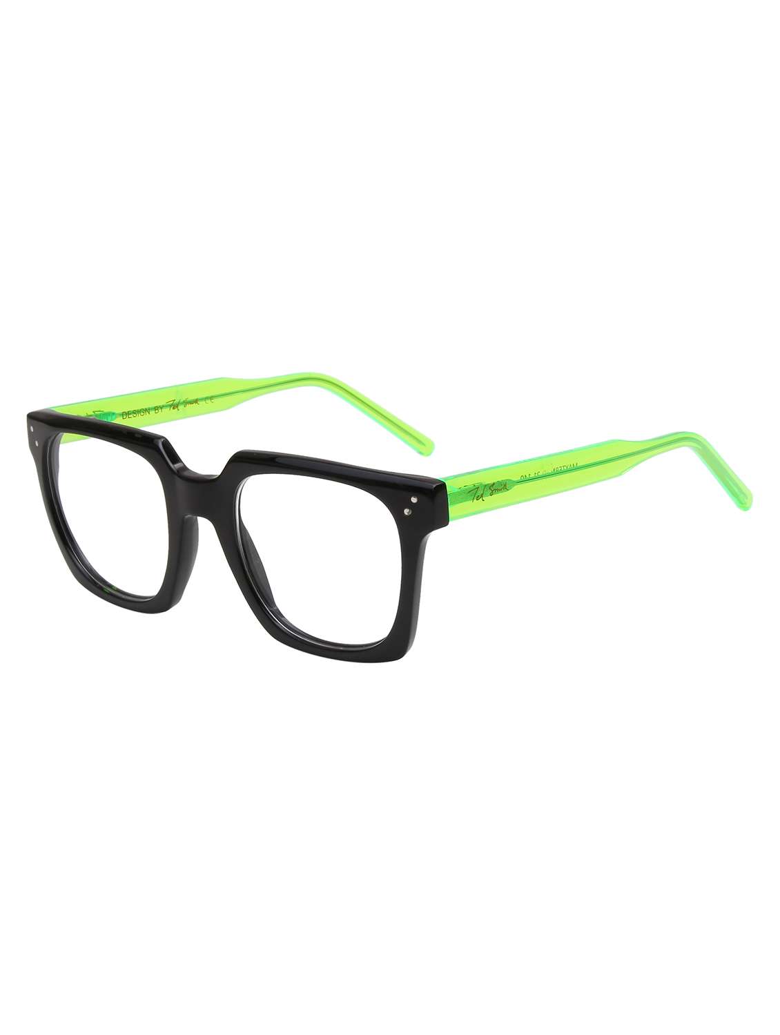 ted smith black square premium italian acetate frames for unisex - 22017768 -  Standard Image - 2