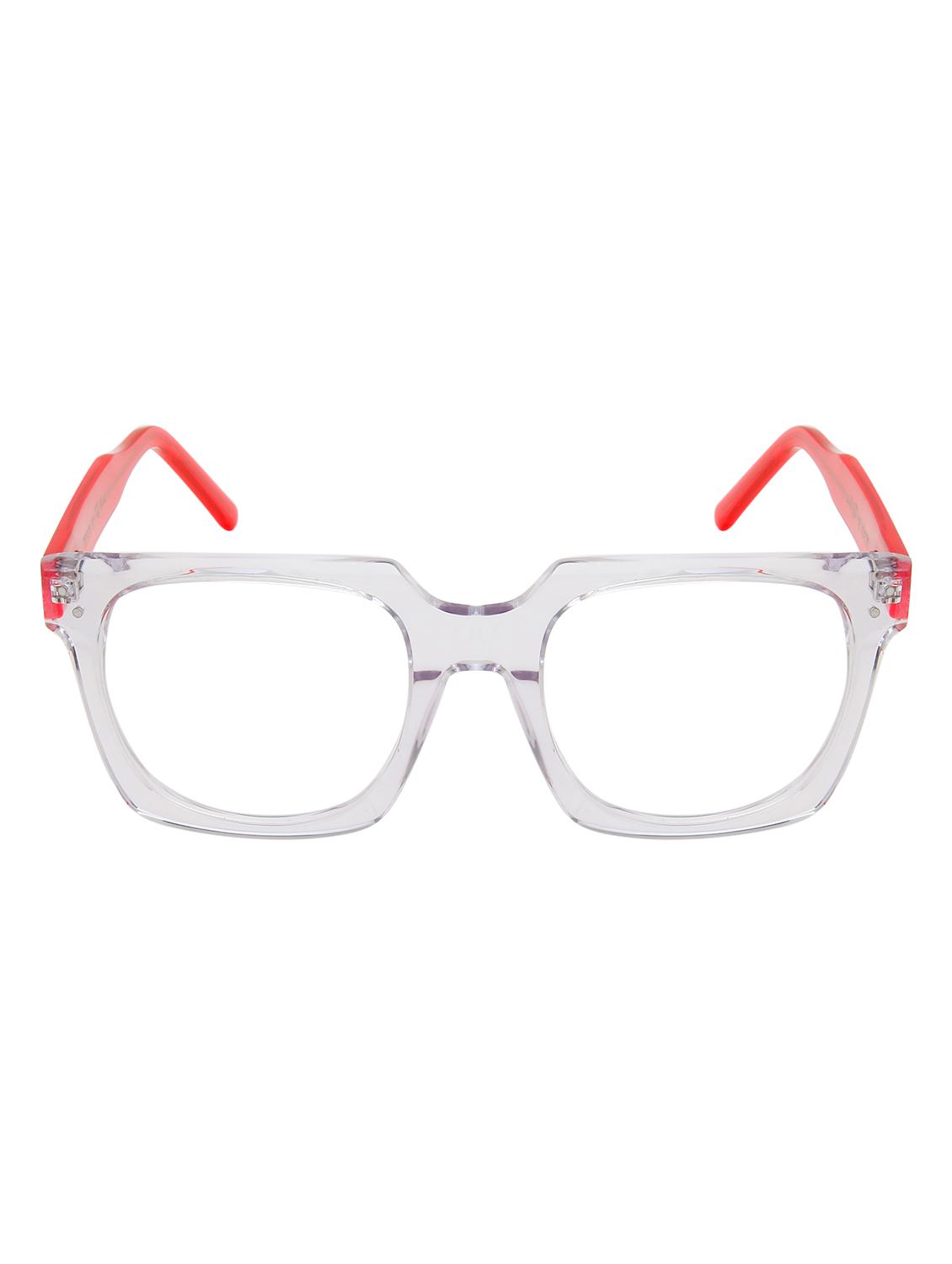 ted smith transparent square premium italian acetate frames for unisex - 22017770 - Standard Image - 2